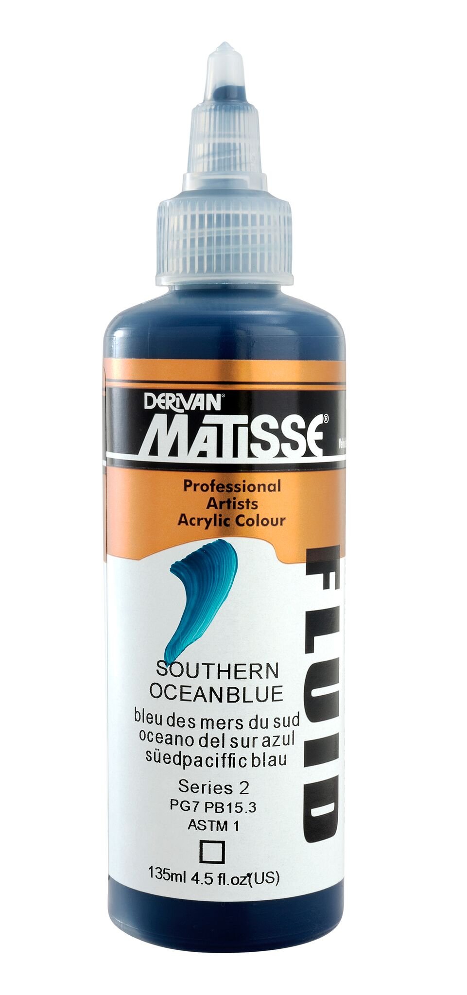 Matisse Fluid 135ml Southern Ocean Blue - theartshop.com.au