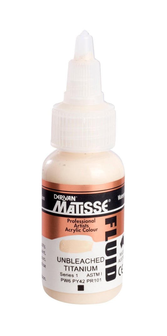 Matisse Fluid 36ml Series 1 Unbleached Titanium - theartshop.com.au