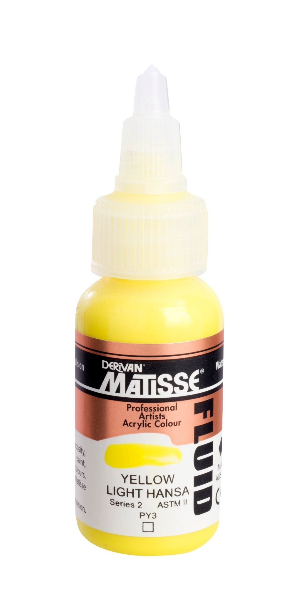 Matisse Fluid 36ml Series 2 Yellow Light Hansa - theartshop.com.au