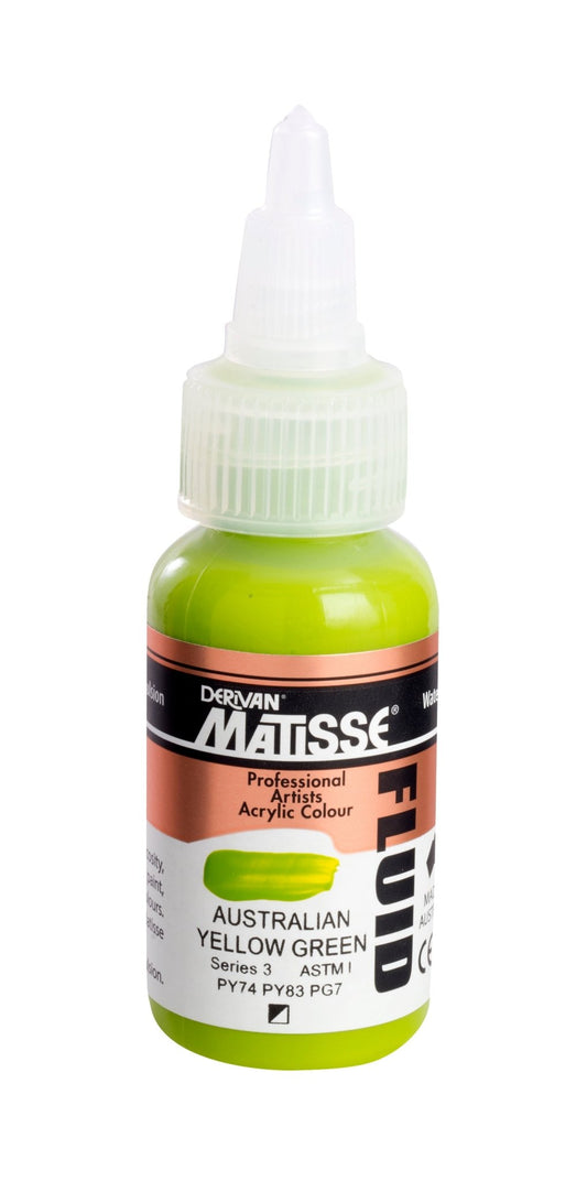 Matisse Fluid 36ml Series 3 Australian Yellow Green - theartshop.com.au