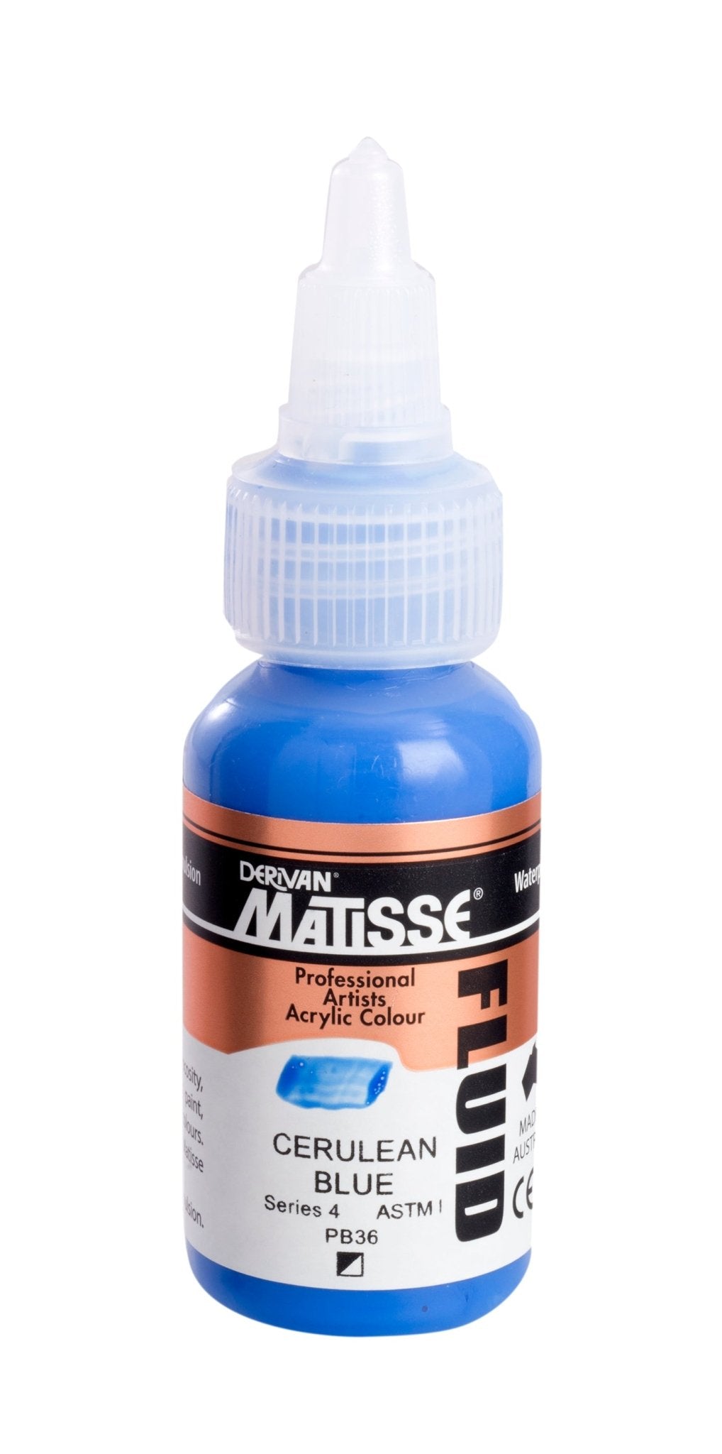 Matisse Fluid 36ml Series 4 Cerulean Blue - theartshop.com.au