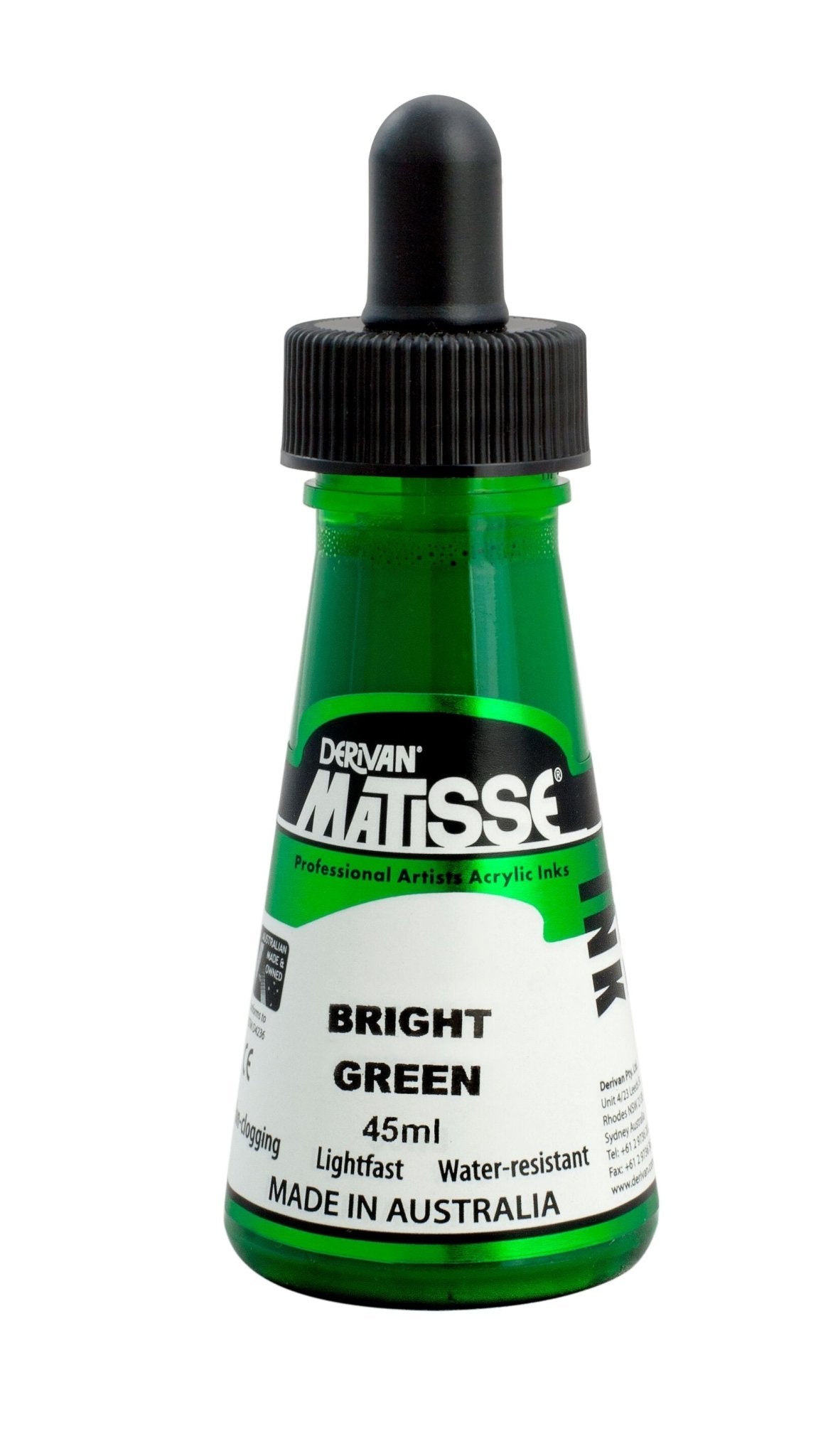 Matisse Ink 45ml Bright Green - theartshop.com.au