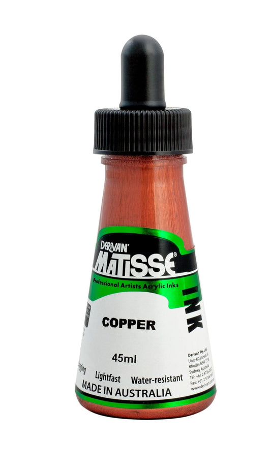 Matisse Ink 45ml Metallic Copper - theartshop.com.au