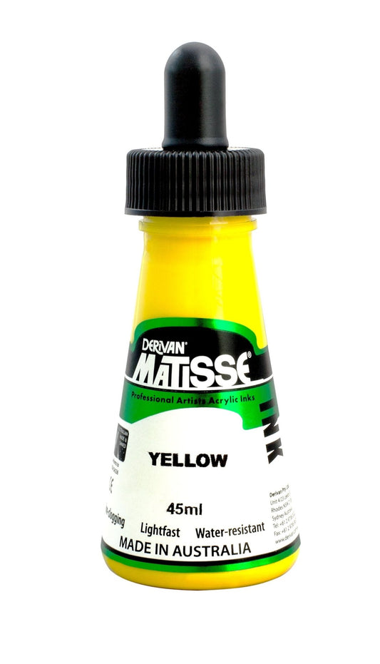 Matisse Ink 45ml Yellow - theartshop.com.au