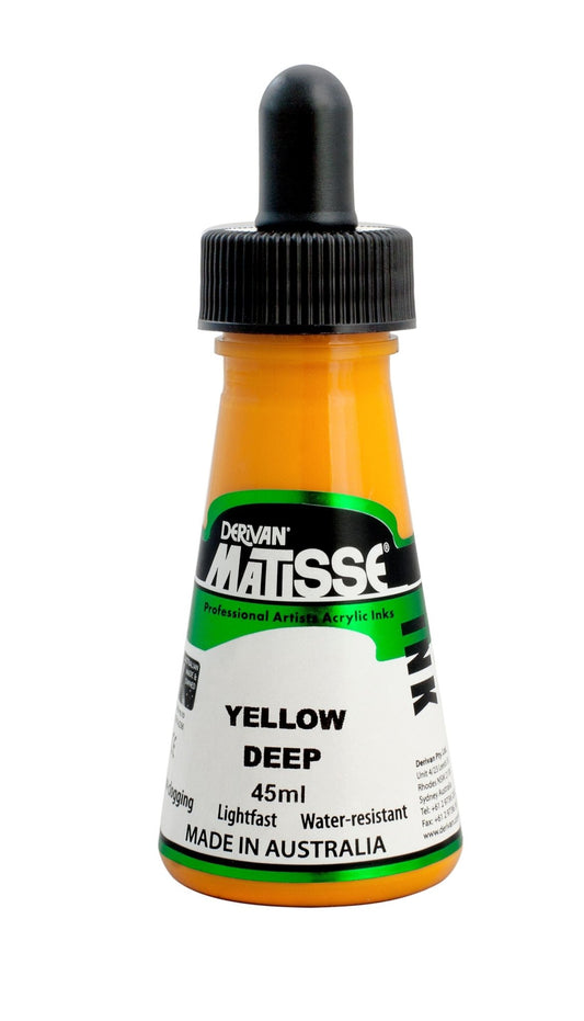 Matisse Ink 45ml Yellow Deep - theartshop.com.au