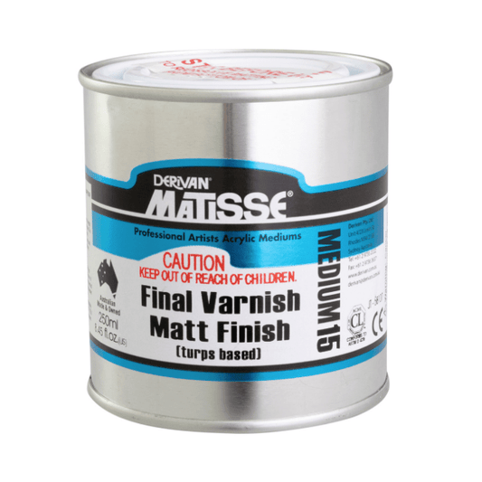 Matisse Matt Varnish (Turps Based) 250ml - theartshop.com.au