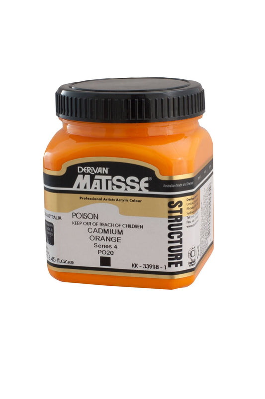 Matisse Structure 250ml Cadmium Orange - theartshop.com.au