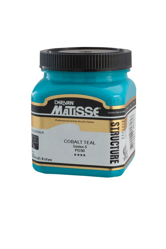 Matisse Structure 250ml Cobalt Teal - theartshop.com.au