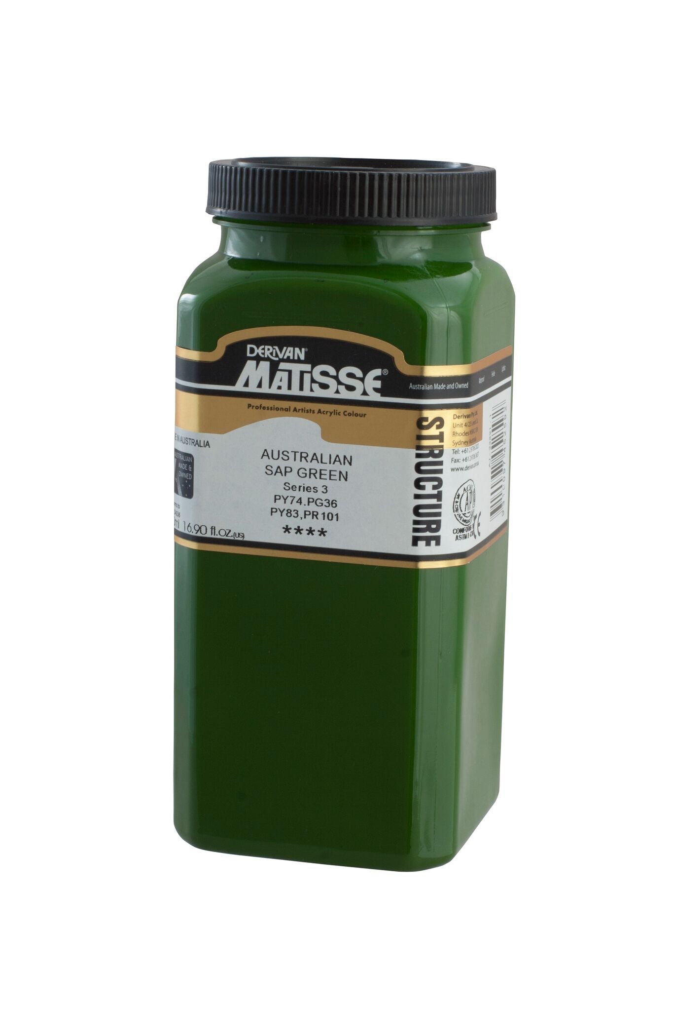 Matisse Structure 500ml Australian Sap Green - theartshop.com.au