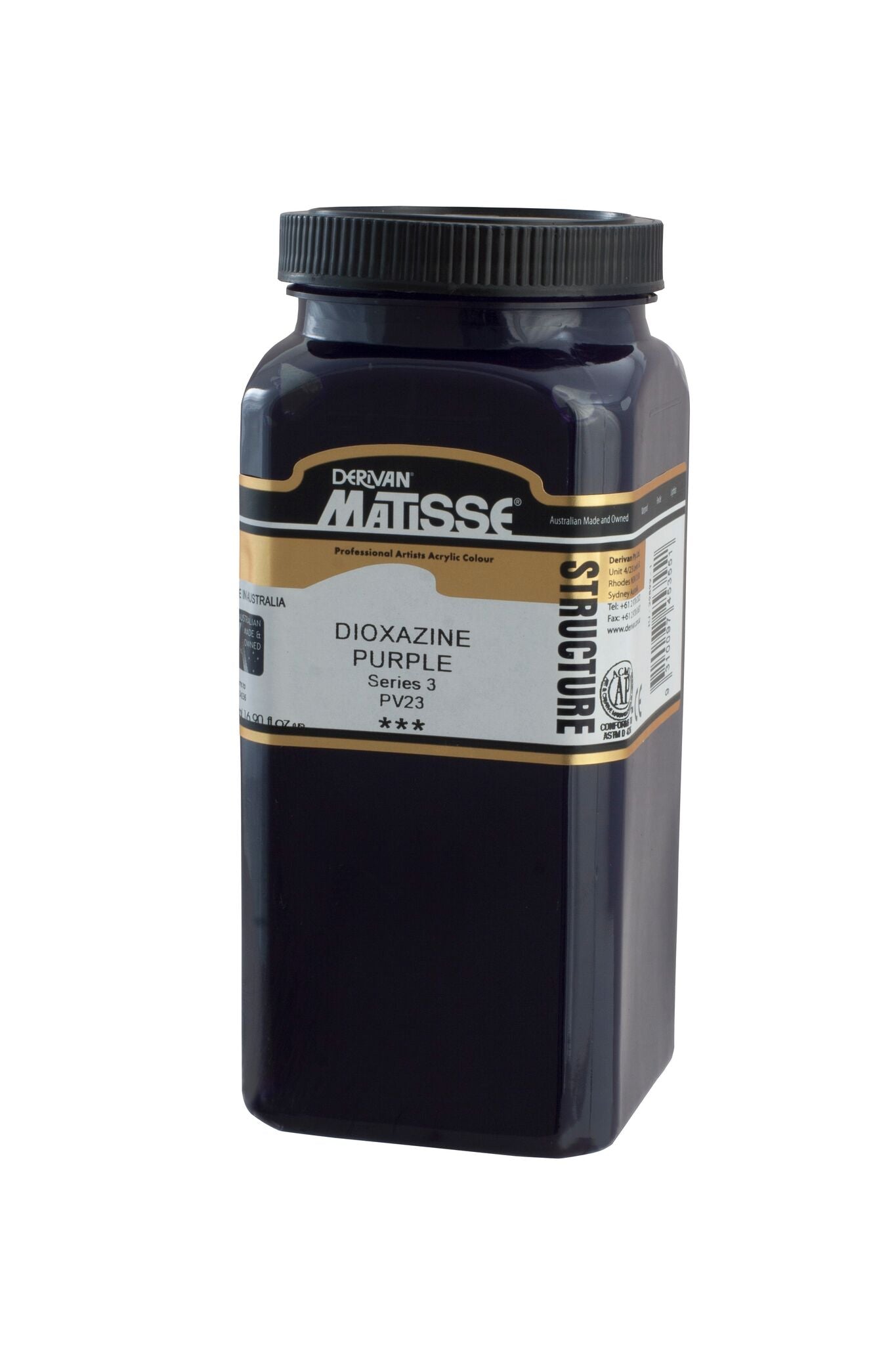 Matisse Structure 500ml Dioxazine Purple - theartshop.com.au