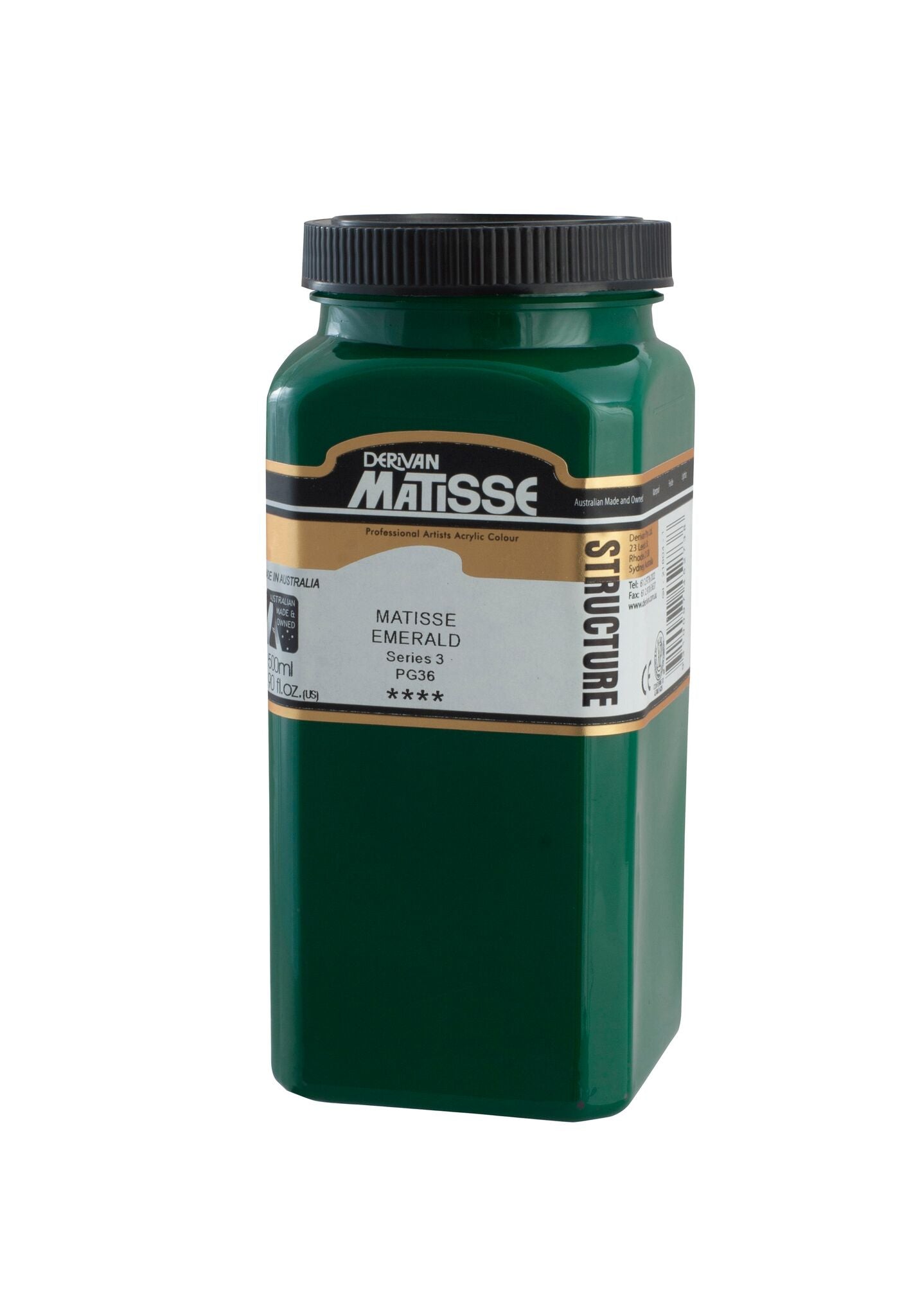 Matisse Structure 500ml Matisse Emerald - theartshop.com.au