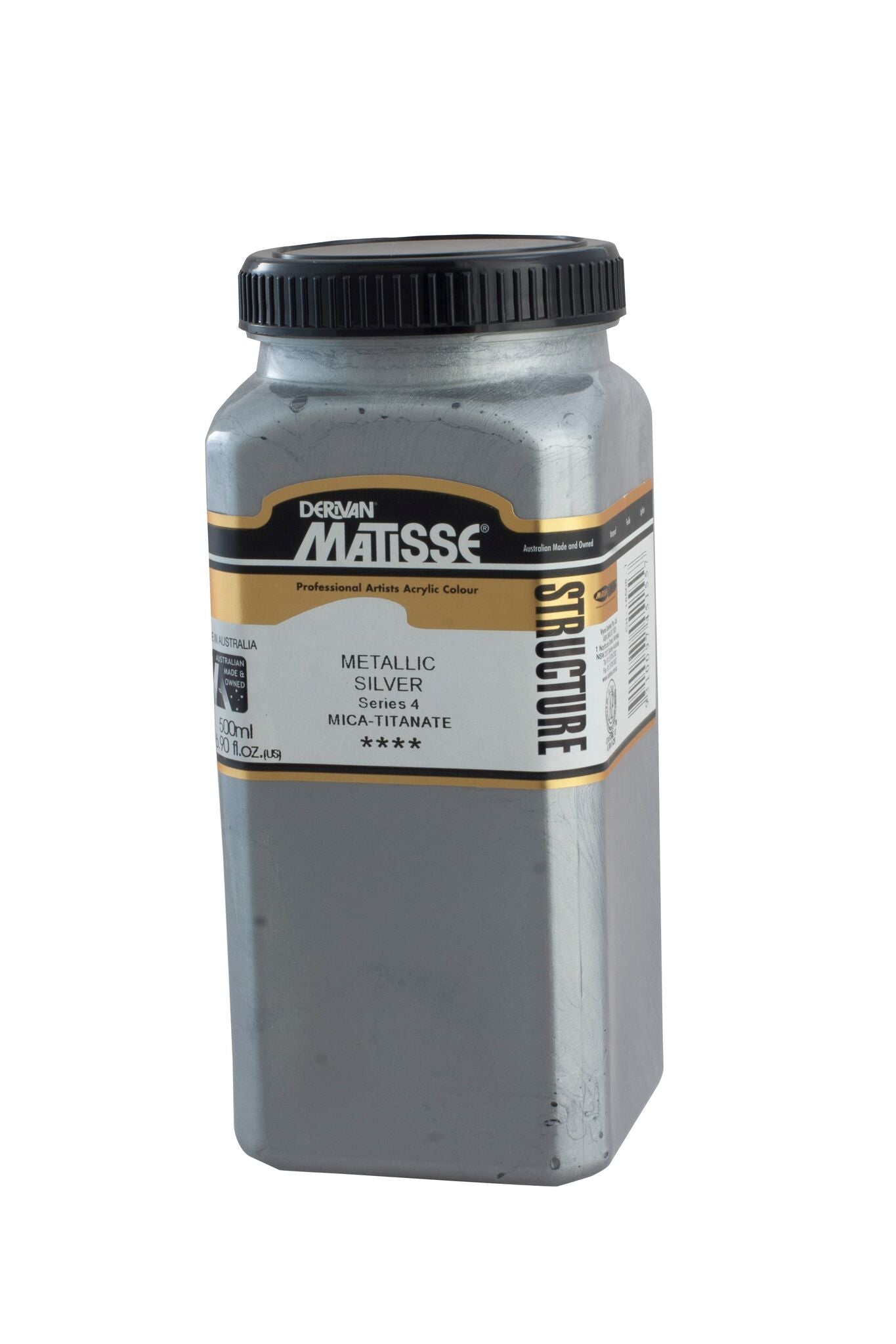 Matisse Structure 500ml Metallic Silver - theartshop.com.au