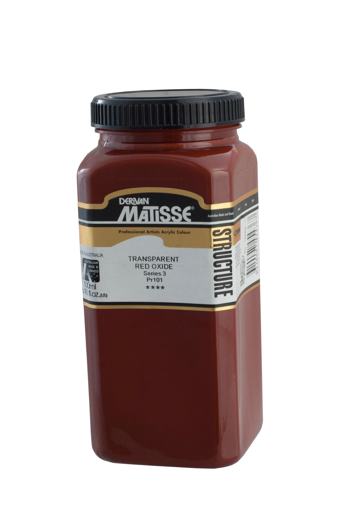 Matisse Structure 500ml Transparent Red Oxide - theartshop.com.au