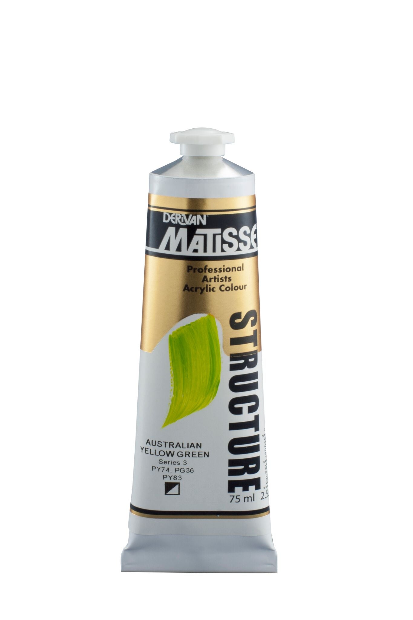 Matisse Structure 75ml Australian Yellow Green - theartshop.com.au