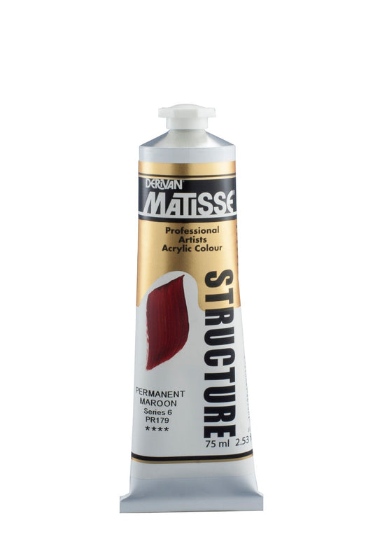 Matisse Structure 75ml Permanent Maroon - theartshop.com.au