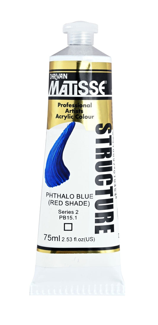 Matisse Structure 75ml Series 2 Phthalo Blue Red Shade - theartshop.com.au