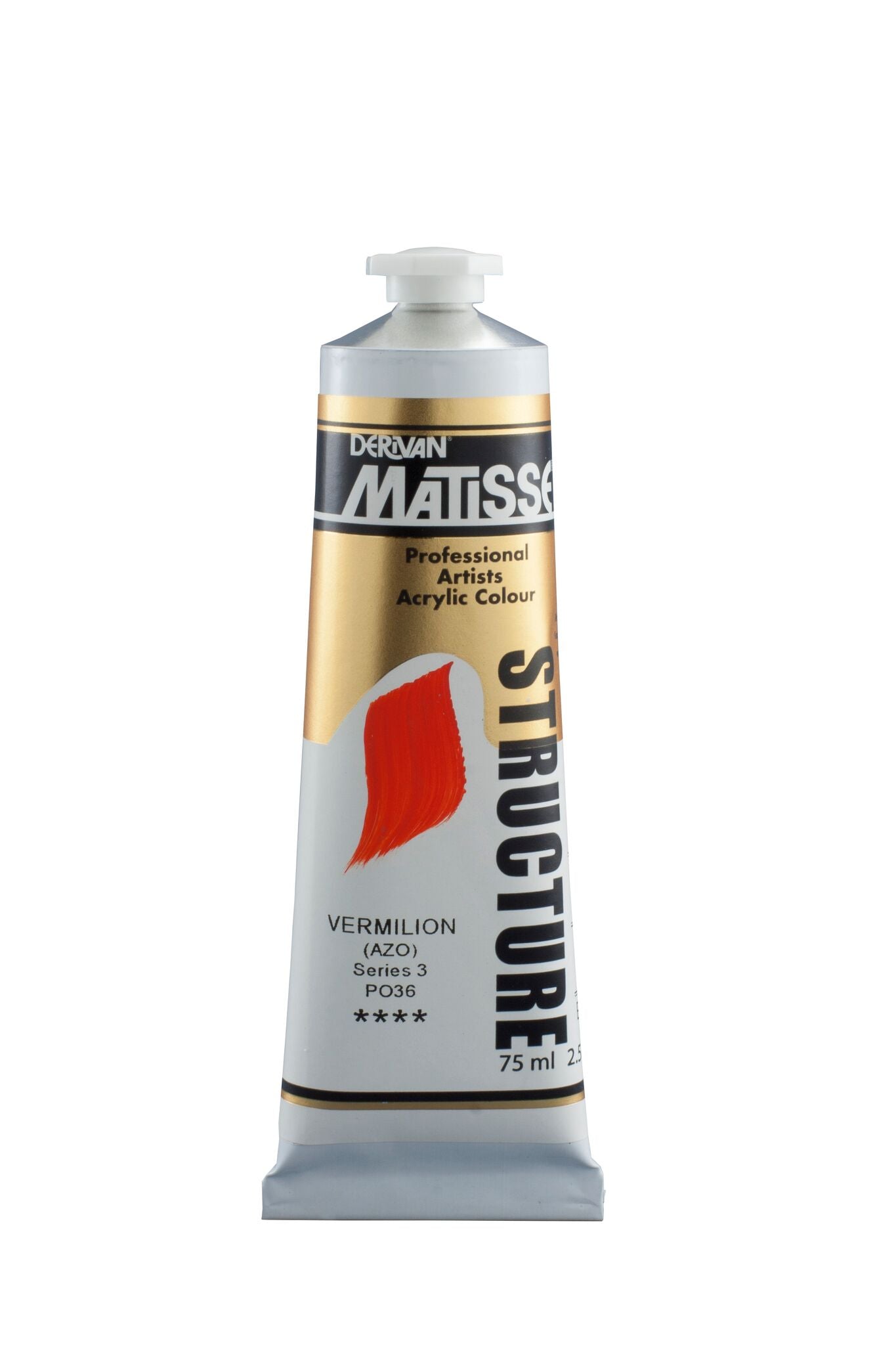 Matisse Structure 75ml Vermilion - theartshop.com.au