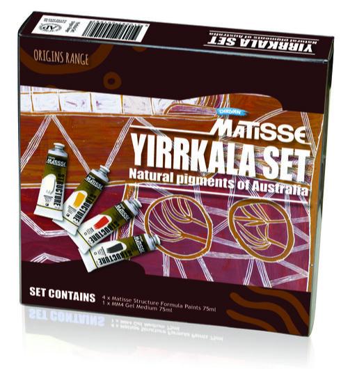 Matisse Structure Yirrkala Origins Set 5 x 75ml - theartshop.com.au