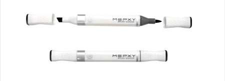 Mepxy Brush Marker Clear & Blacks - theartshop.com.au