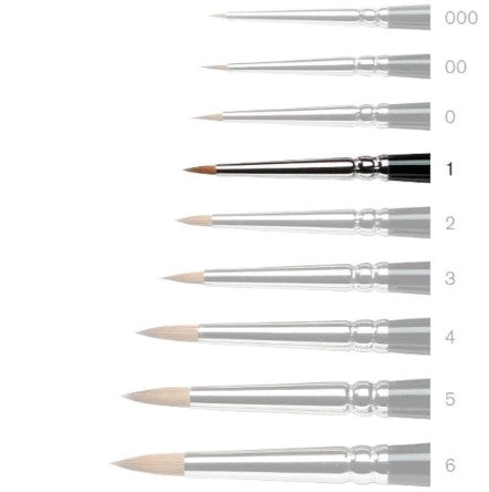 Winsor & Newton Series 7 MINIATURE Watercolour Sable Size 1 (discontinued & online only)
