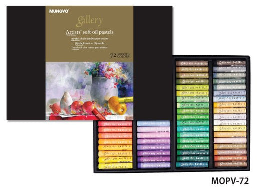 Mungyo Gallery Artist' Soft Oil Pastels Set 72 Assorted - theartshop.com.au