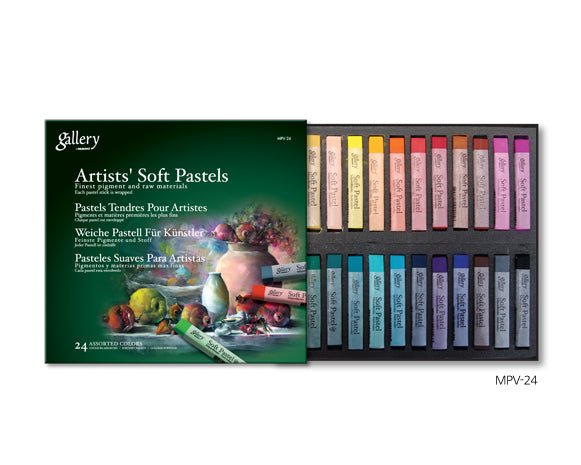 Mungyo Gallery Artist' Soft Pastels Set 24 Assorted - theartshop.com.au