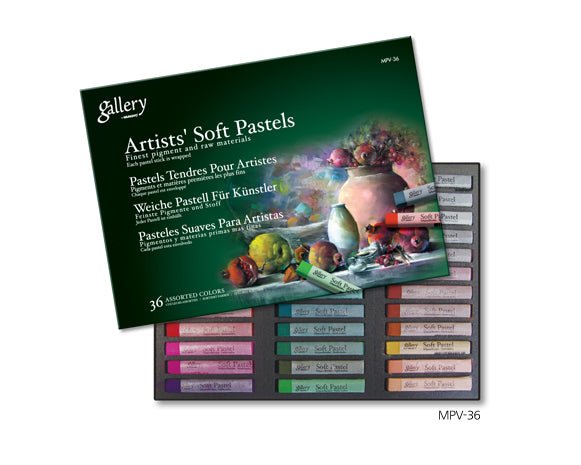 Mungyo Gallery Artist' Soft Pastels Set 36 Assorted - theartshop.com.au