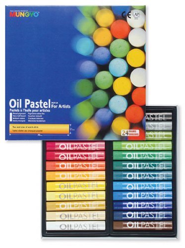 Mungyo Oil Pastel - 24 colours - theartshop.com.au