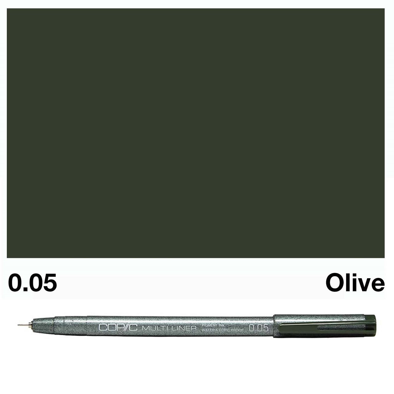 Olive Copic Multi Liners 0.05mm - theartshop.com.au