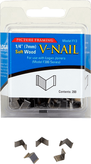 V Nail Soft Wood 7mm 1/4" Box 200 F13