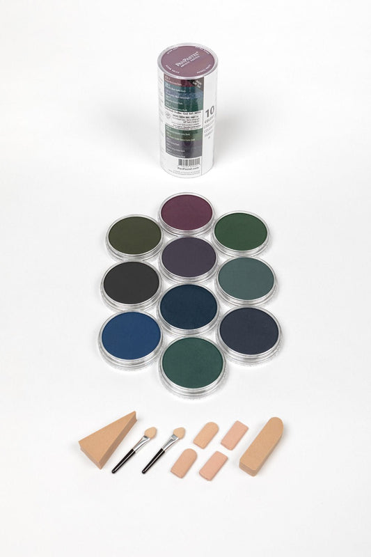 Pan Pastel Set 10 Extra Darks Cool - theartshop.com.au