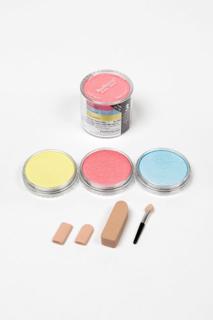 Pan Pastel Set 3 Pearlescent Primary - theartshop.com.au