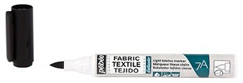 Pebeo 7A Setacolor Light Fabric Marker Black - theartshop.com.au