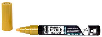 Pebeo 7A Setacolor Opaque Marker Gold - theartshop.com.au