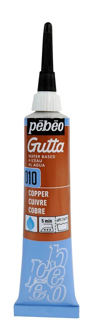 Pebeo Setasilk Gutta 20ml Tube Copper - theartshop.com.au