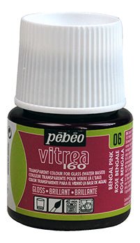 Pebeo Vitrea 160 45ml 06 Bengal Pink - theartshop.com.au