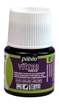 Pebeo Vitrea 160 45ml 07 Amaranthine - theartshop.com.au