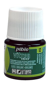 Pebeo Vitrea 160 45ml 12 Emerald - theartshop.com.au