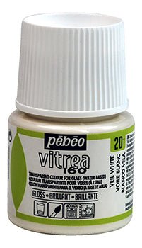 Pebeo Vitrea 160 45ml 20 Veil White - theartshop.com.au