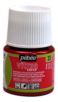 Pebeo Vitrea 160 45ml 33 Pink - theartshop.com.au