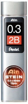 Pentel Ain Stein Lead 0.3mm 2B - theartshop.com.au