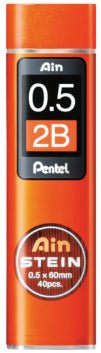 Pentel Ain Stein Lead 0.5mm 2B - theartshop.com.au