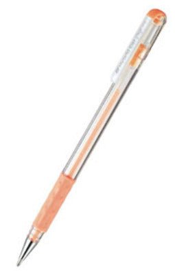 Pentel K118L Hybrid Gel Grip Roller Pen Orange - theartshop.com.au