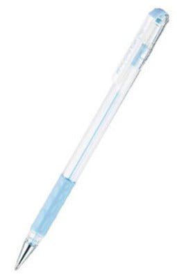 Pentel K118L Hybrid Gel Grip Roller Pen Sky Blue - theartshop.com.au