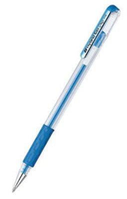 Pentel K118M Hybrid Gel Grip Roller Pen Blue - theartshop.com.au