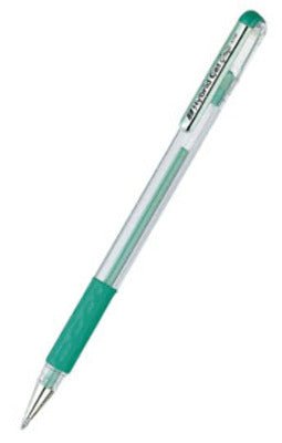Pentel K118M Hybrid Gel Grip Roller Pen Green - theartshop.com.au
