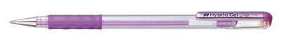 Pentel K118M Hybrid Gel Grip Roller Pen Violet - theartshop.com.au