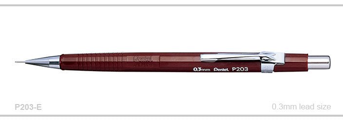 Pentel P203-E Drafting Pencil 0.3mm - theartshop.com.au