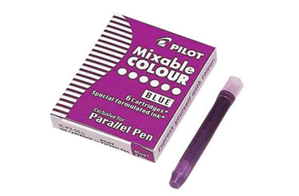 Pilot Parallel Pen Cartridge Pkt 6 Violet - theartshop.com.au