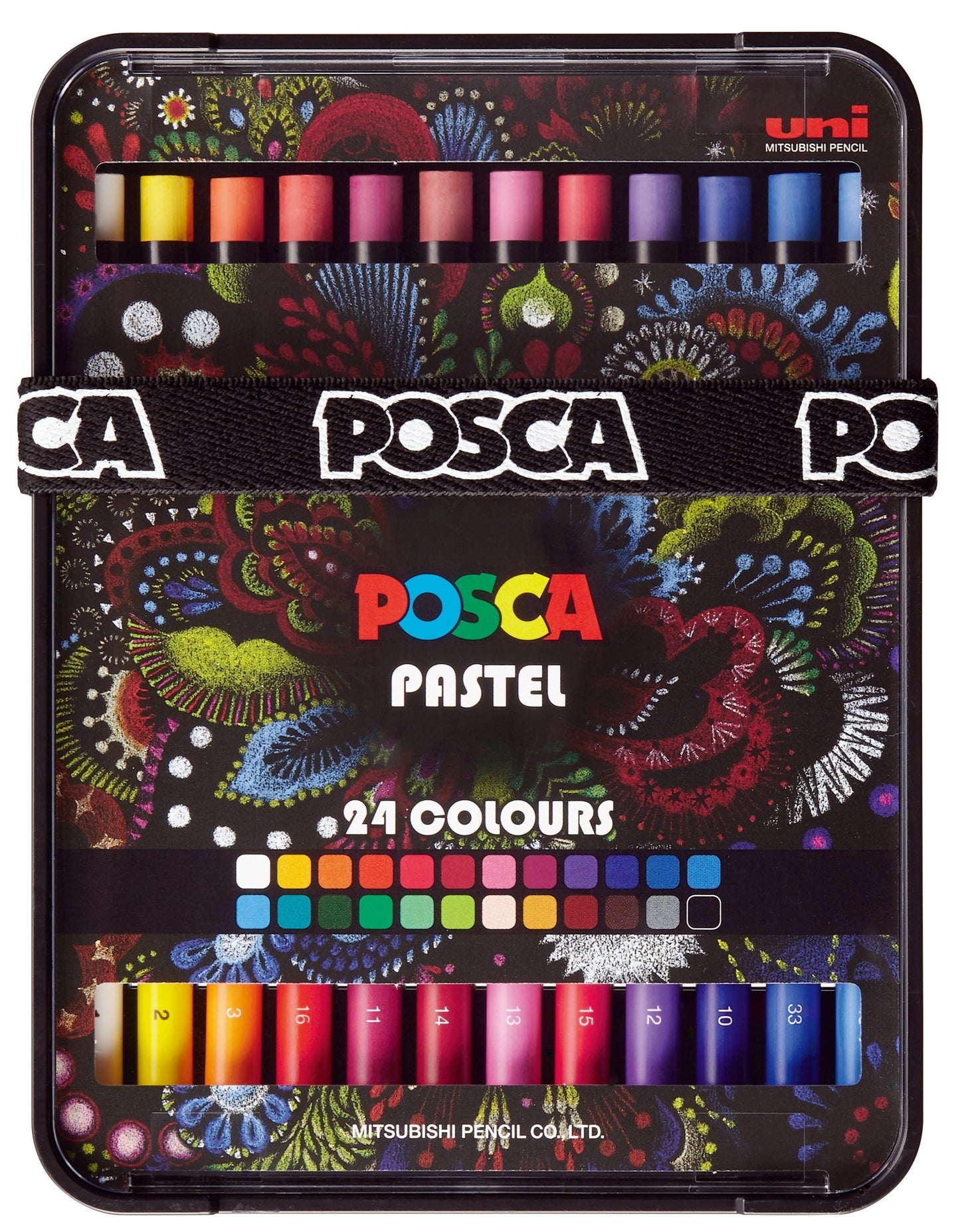 Posca Coloured Pastel Set 24 - theartshop.com.au